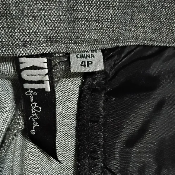 Kut from the Kloth Grey l Trousers Women 4 Petite - Picture 2 of 11